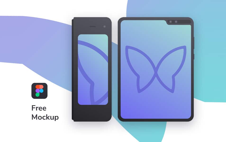 Samsung Galaxy Fold Free Mockup