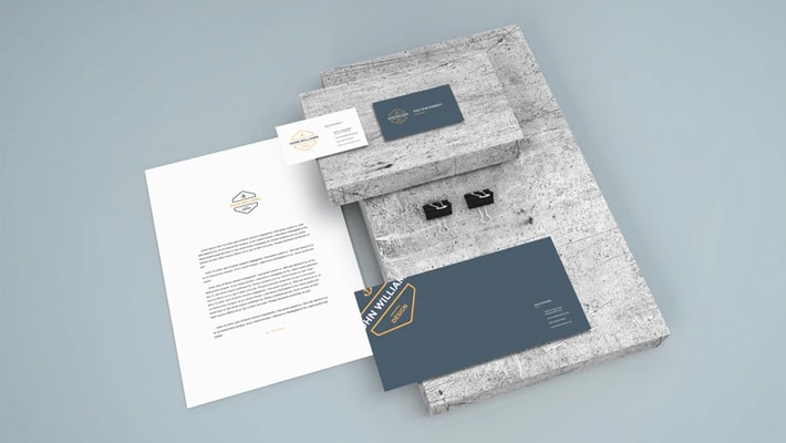 Download Stationery Scene Mockup PSD » CSS Author