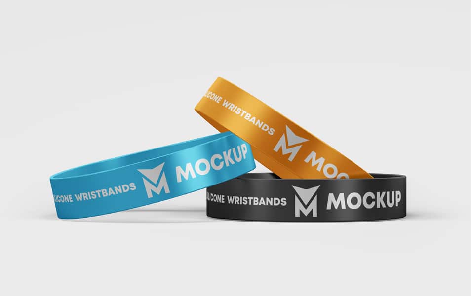 Download 3 Wristbands Free PSD Mockups » CSS Author