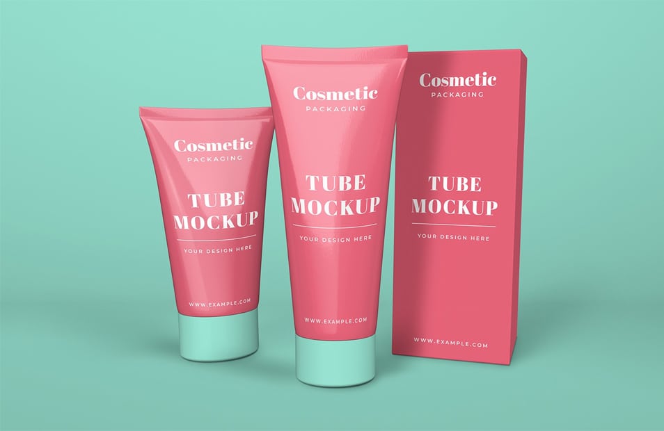 Download Cosmetic Tube & Box Mockup » CSS Author