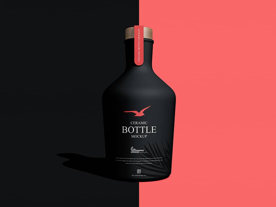 Download Free Ceramic Bottle Mockup Css Author