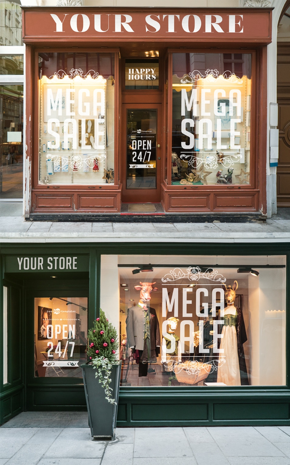 Download Free Facades And StoreFronts MockUps » CSS Author