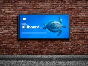 Download Free Outdoor Street Wall Billboard Mockup PSD » CSS Author