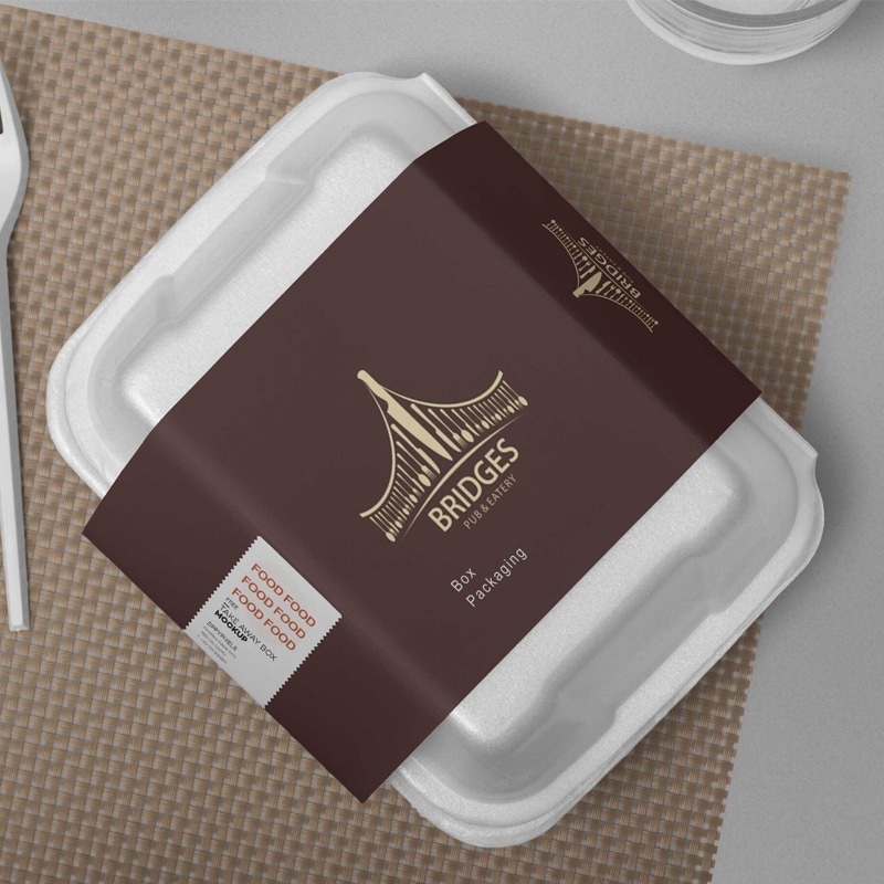 Download Free Pasta Box Label Design Mockup » CSS Author