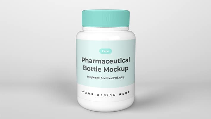 Download Free Pharmaceutical Bottle Mockup » CSS Author