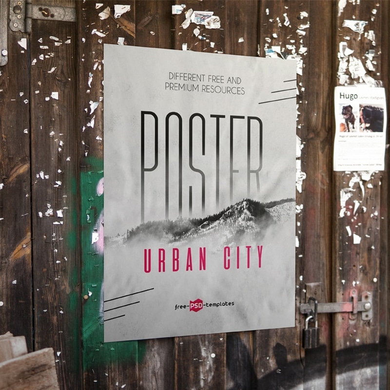 Download Free Urban City Poster MockUps » CSS Author