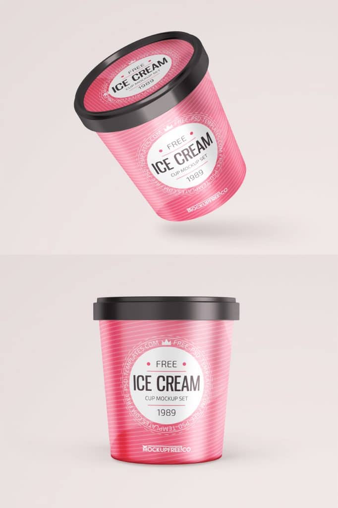 Download Ice Cream Round Box Free PSD Mockups » CSS Author