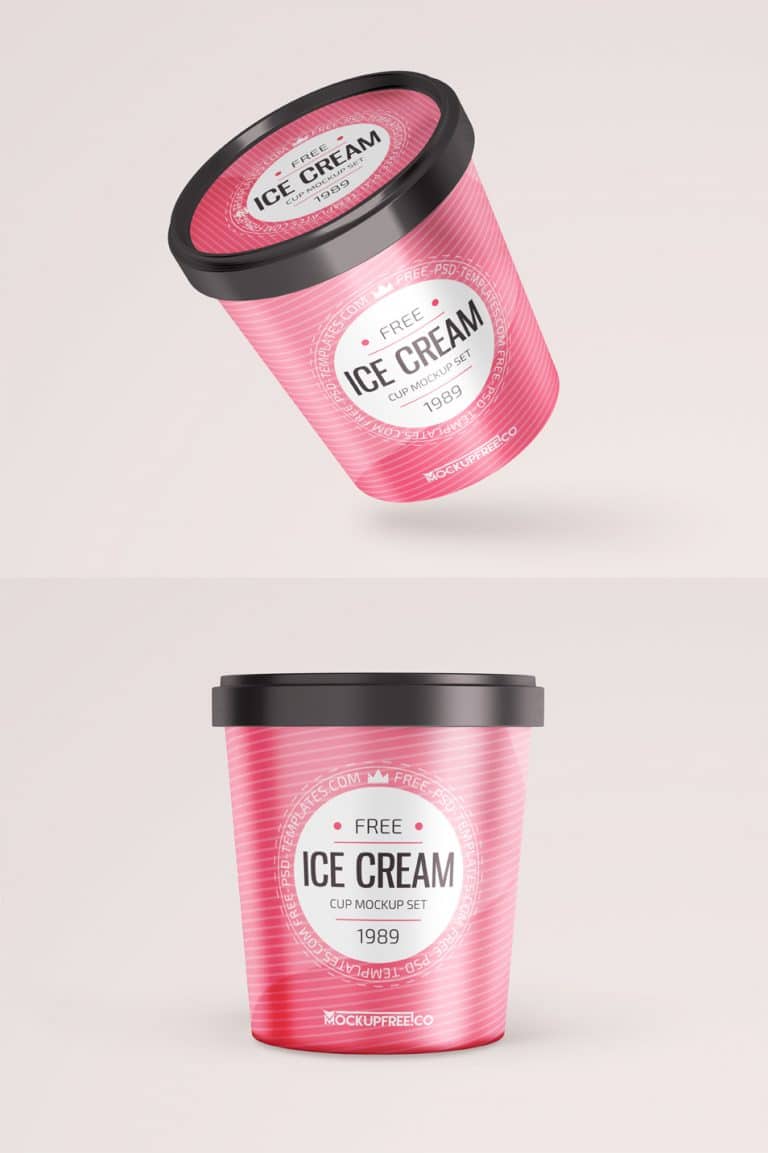 Download Ice Cream Round Box Free PSD Mockups » CSS Author