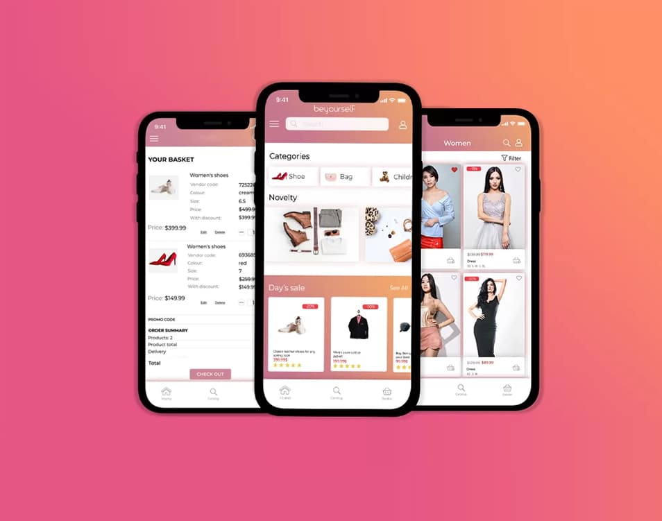 Download Shopping App UI Mockup » CSS Author