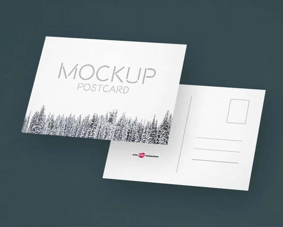Download 2 Free Postcard Invitation Mock-ups In PSD » CSS Author
