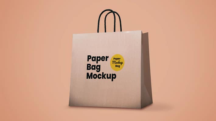 Download Brown Paper Bag PSD Mockup » CSS Author