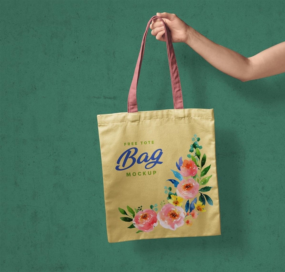 Download Free Hand Holding Tote Shopping Bag Mockup PSD » CSS Author