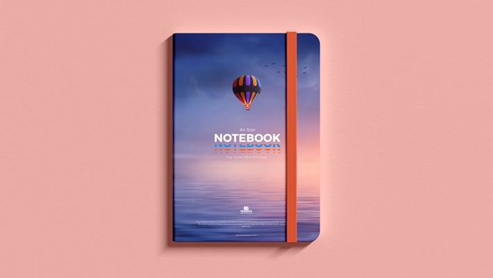 Download Free Top View PSD Notepad Mockup » CSS Author