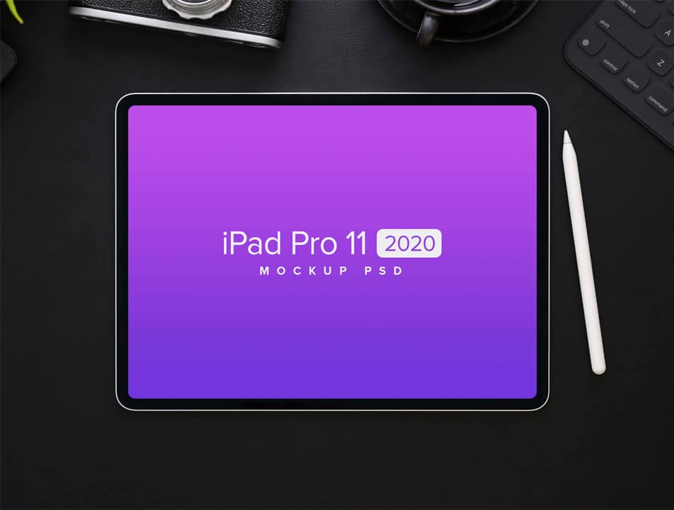 Download Free Top View IPad Pro 11 2020 Mockup PSD » CSS Author