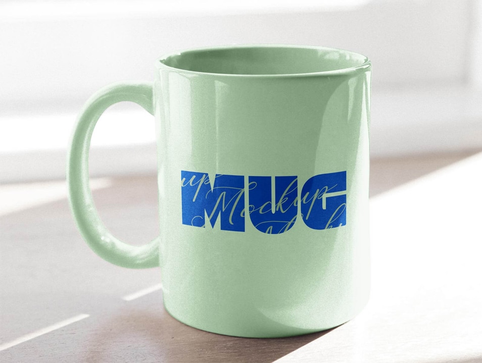 Download Free White Mug Mockup PSD » CSS Author
