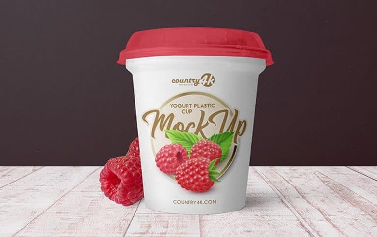 Free Yogurt Plastic Cup MockUp » CSS Author