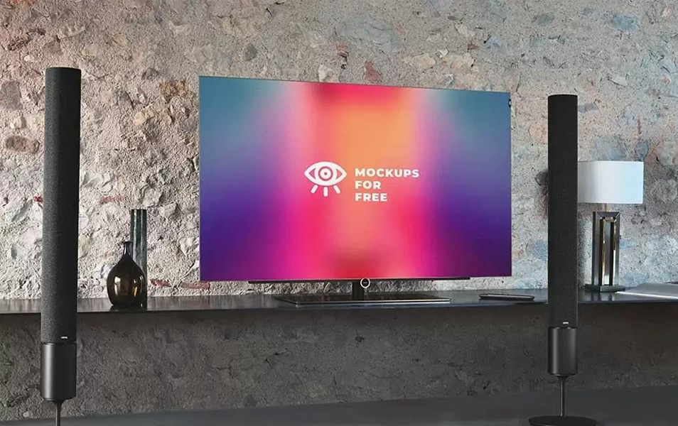 Download Realistic Smart TV Mockup » CSS Author