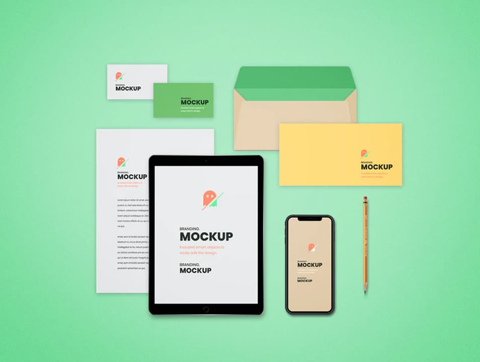 Download Top View Branding Mockup » CSS Author