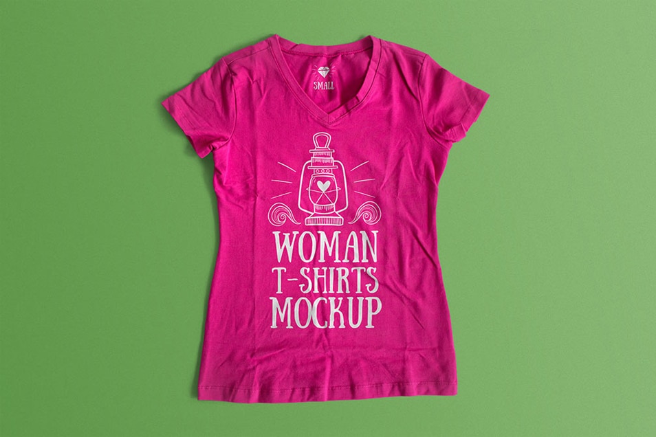 Download Woman T-Shirt Mockup » CSS Author