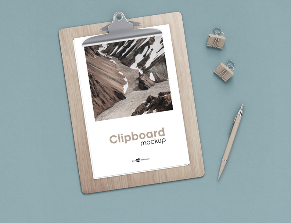 Free Clipboard Mockup In PSD » CSS Author
