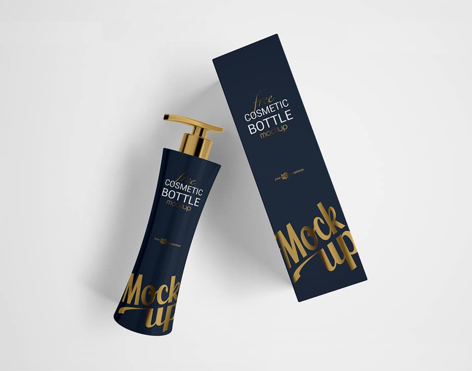 Download Free Cosmetic Bottle Mockup Set » CSS Author