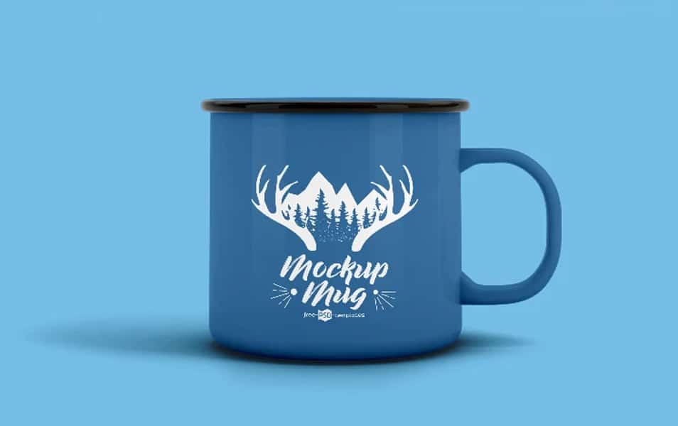 Download Free Enamel Mug Mockup Set » CSS Author