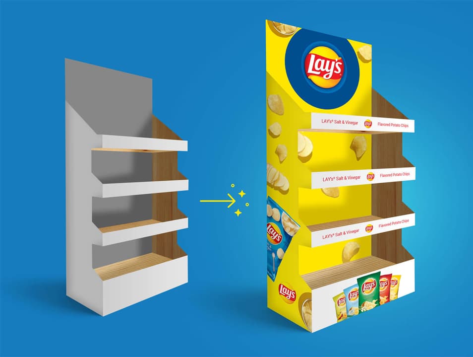 Download Free In-Store Product Display Rack Stand Mockup PSD » CSS ... PSD Mockup Templates