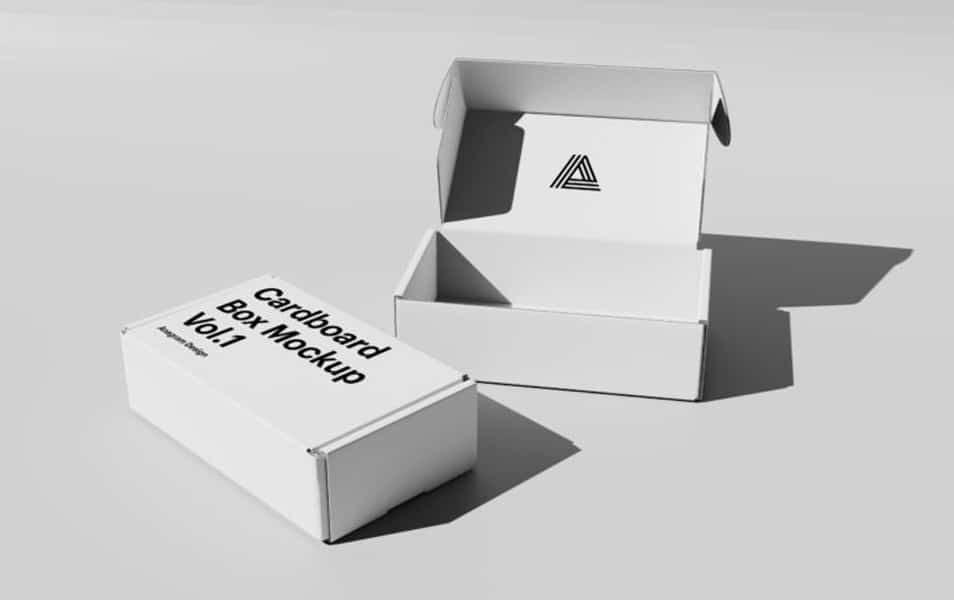 Download Free Mockup Cardboard Box Mockup » CSS Author