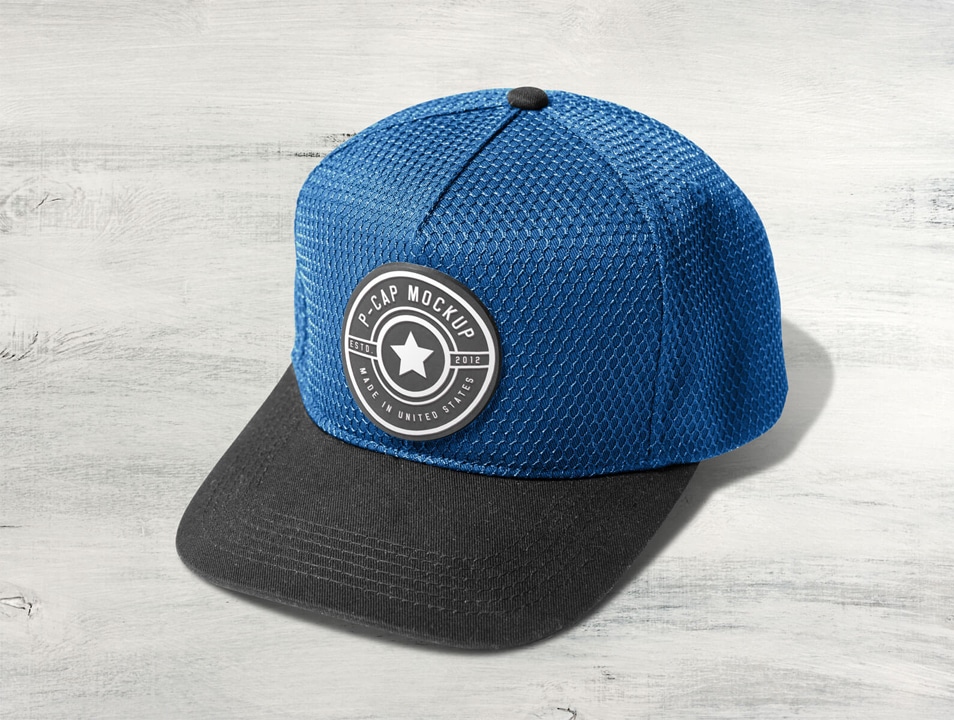 Download Free Polyester Mesh Breathable Baseball P-Cap Mockup PSD » CSS Author