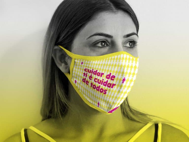 Free Protective Corona Cloth Face Mask Mockup PSD » CSS Author