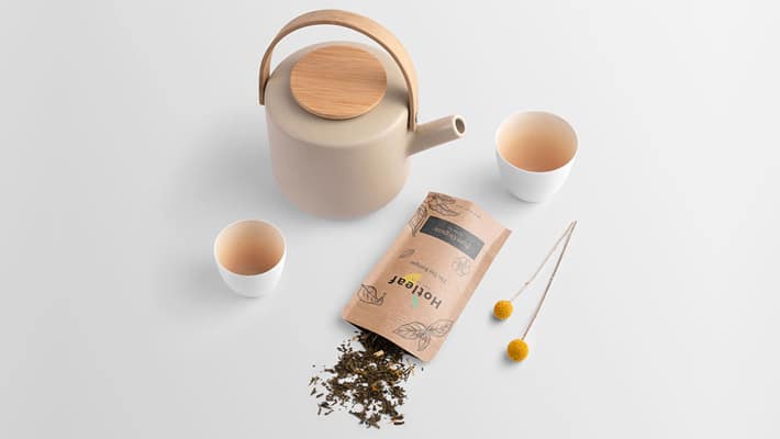 Download Hotleaf Free Tea Branding Mockup » CSS Author