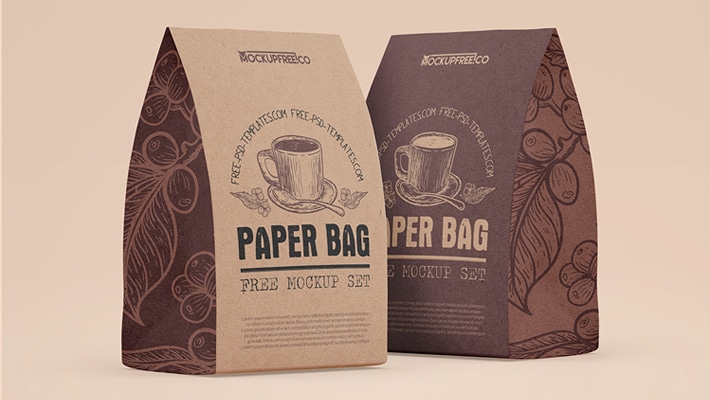 Download Kraft Paper Bag Mockup 3 Free PSD Mockups » CSS Author