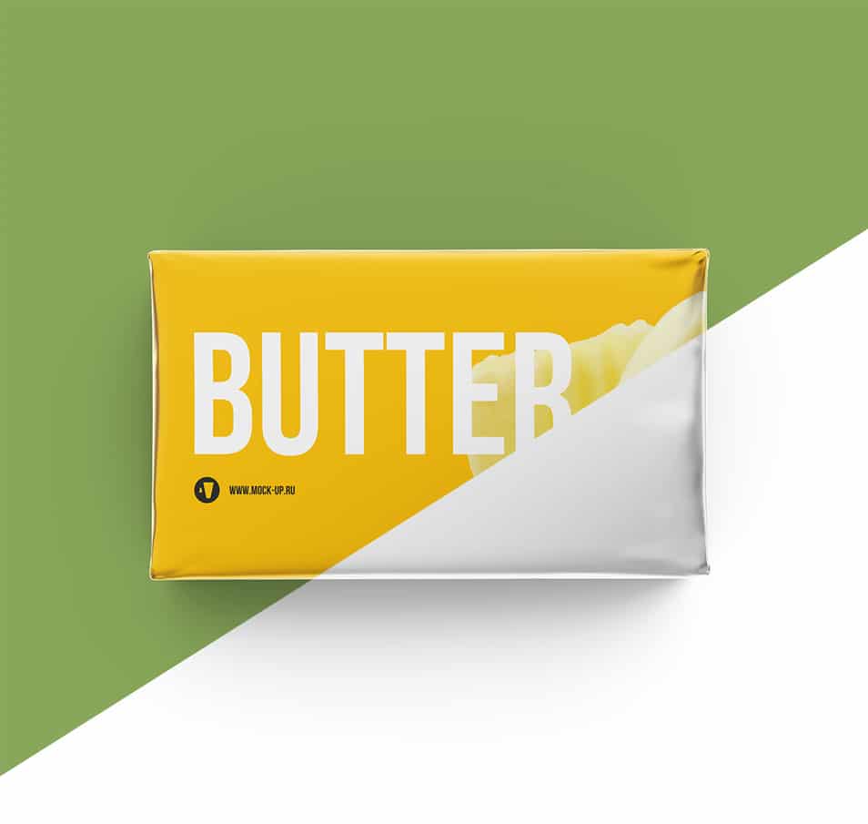 Download Metallic Butter Block Packaging Mockup » CSS Author