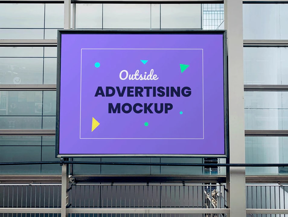 Outdoor Advertising Panel PSD Mockup » CSS Author