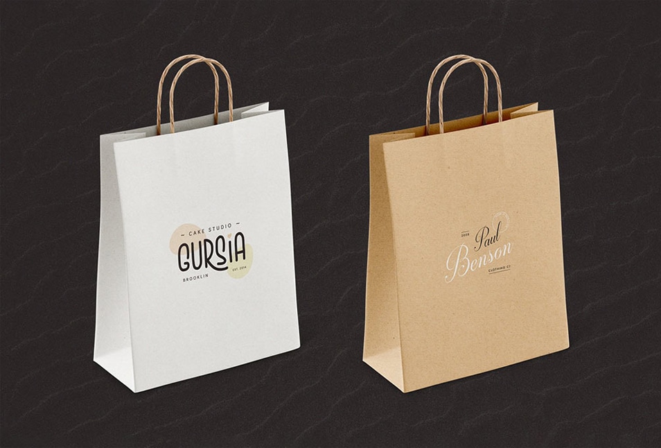 Download Paper Bag Mockup Set » CSS Author