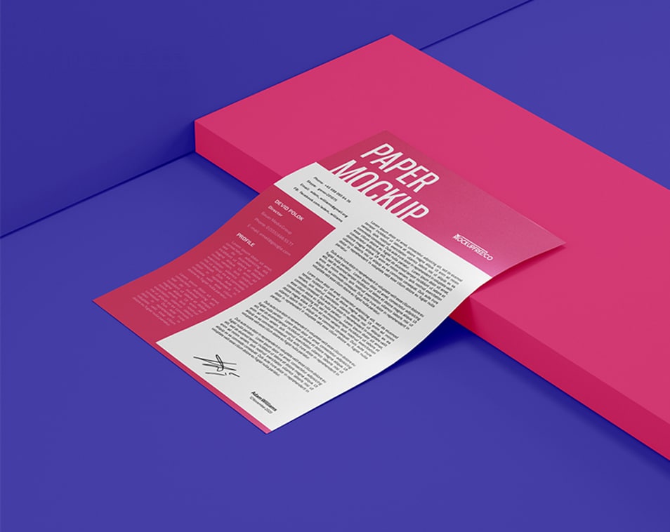 Download Paper Free PSD Mockups » CSS Author