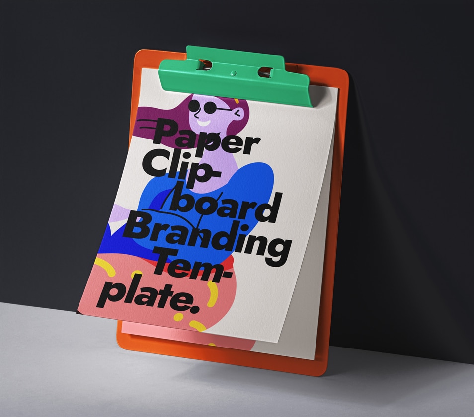 Download Paper PSD Clipboard Mockup » CSS Author PSD Mockup Templates