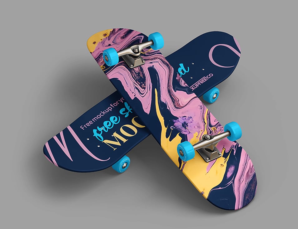Download Skateboard Free PSD Mockup » CSS Author
