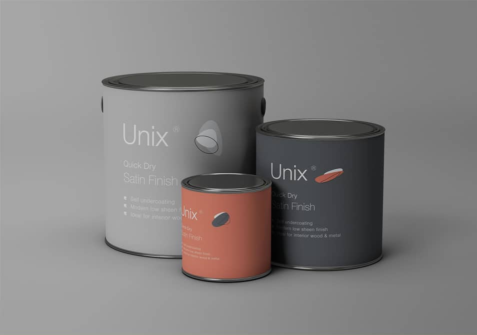 Download 3 Sizes Metal Paint Buckets Mockup » CSS Author