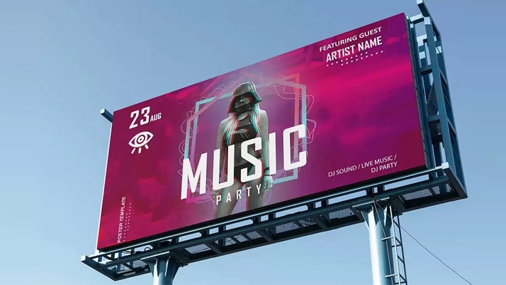 Download Billboard Music Mockup » CSS Author