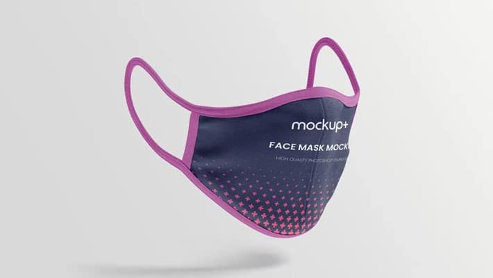 Download Fabric Face Mask Mockup Free PSD » CSS Author