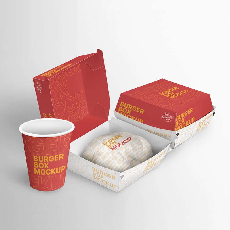Download Free Burger Box Mockup » CSS Author