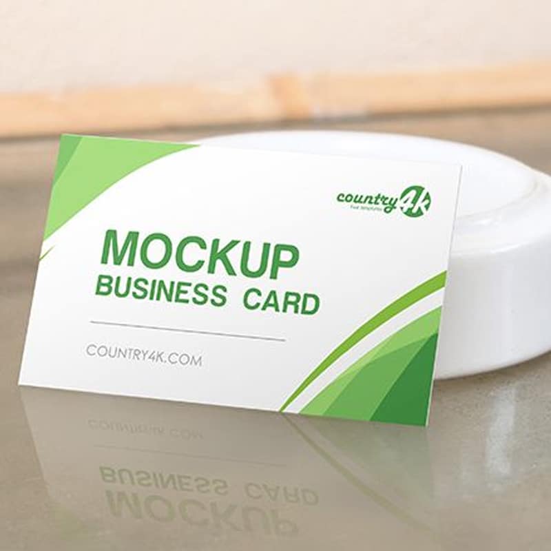 Download Free Business Card On The Table MockUp » CSS Author