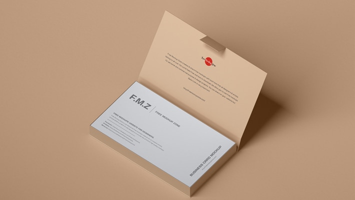 Download Free Business Cards In Box Mockup » CSS Author