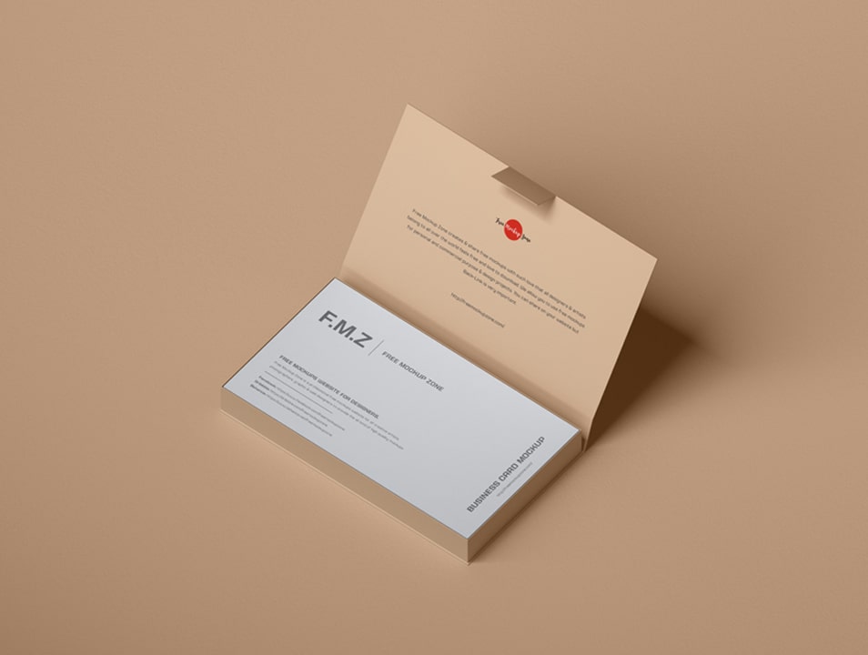 Download Free Business Cards In Box Mockup » CSS Author