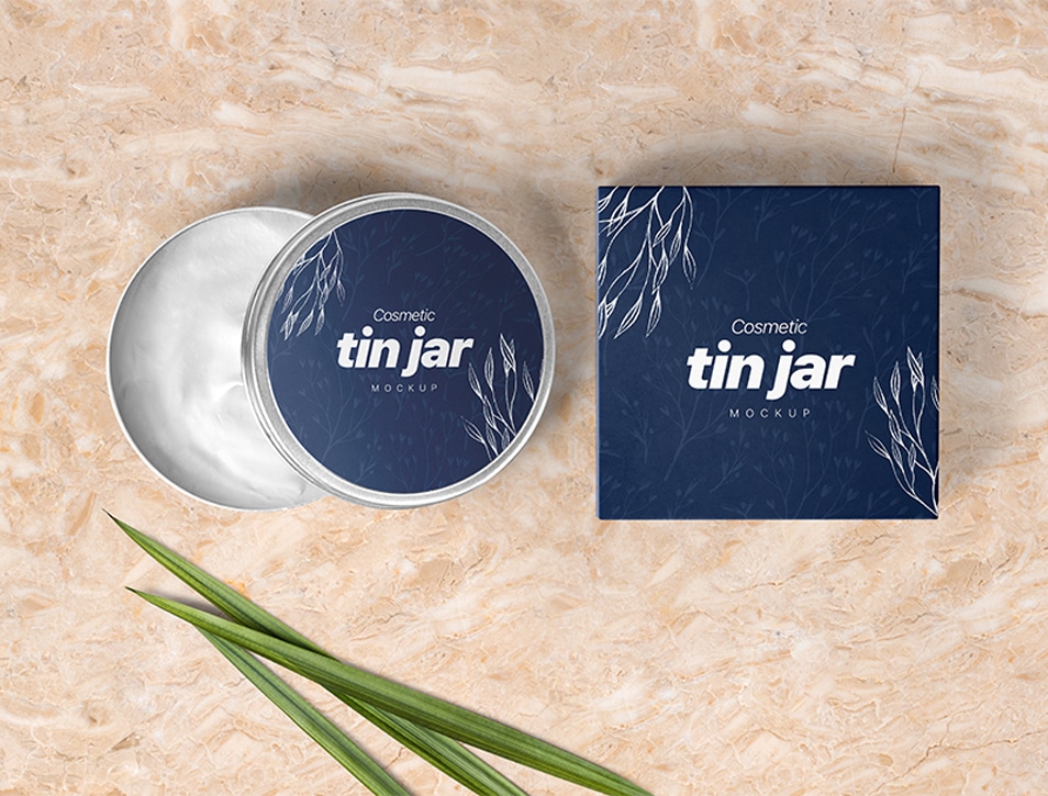 Download Free Cosmetic Tin Jar Mockup » CSS Author