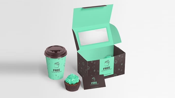 Download Free Cupcake Box Mockup » CSS Author