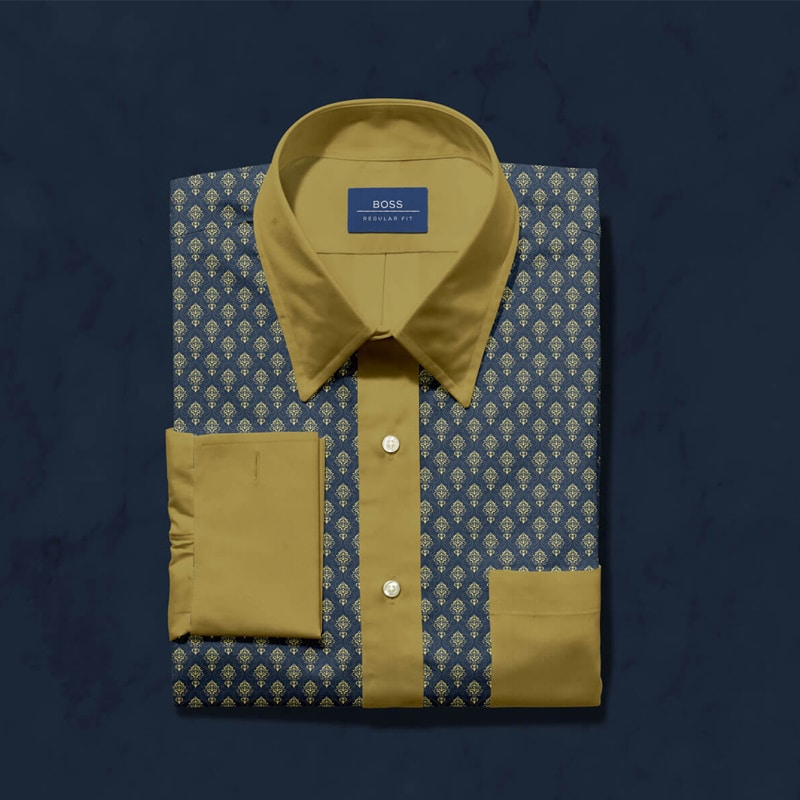 Download Free Folded Cotton Dress Shirt With Label Mockup PSD » CSS ...