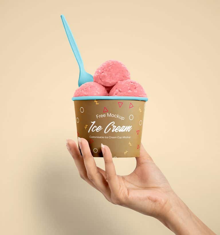 Download Free Ice Cream Cup Mockup » CSS Author