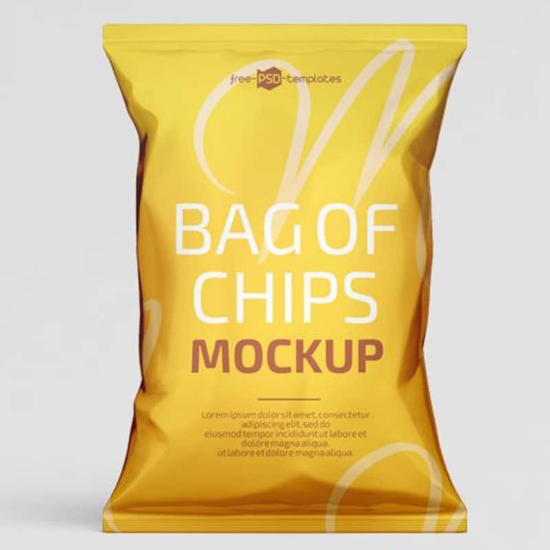 Download Free PSD Bag Of Chips Mockup Template » CSS Author